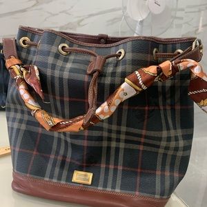 Authentic vintage Burberry tote